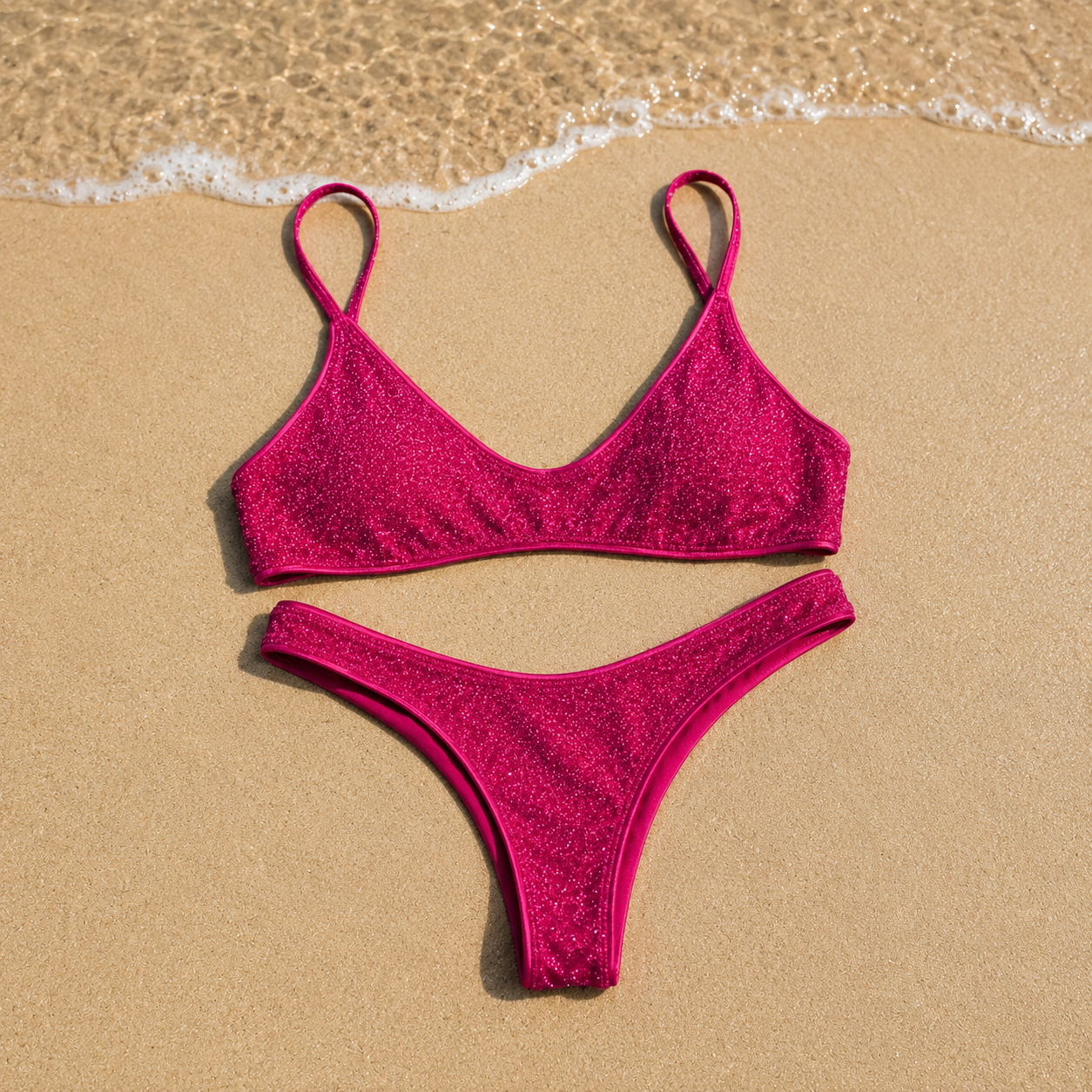 Bikini Shimmer Fucsia – Eleganza Essenziale